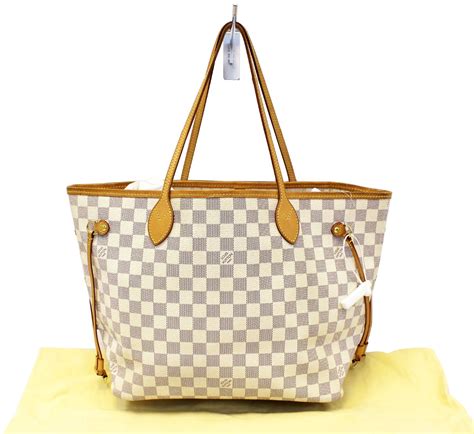 louis vuitton neverfull damier azur|damier neverfull mm price.